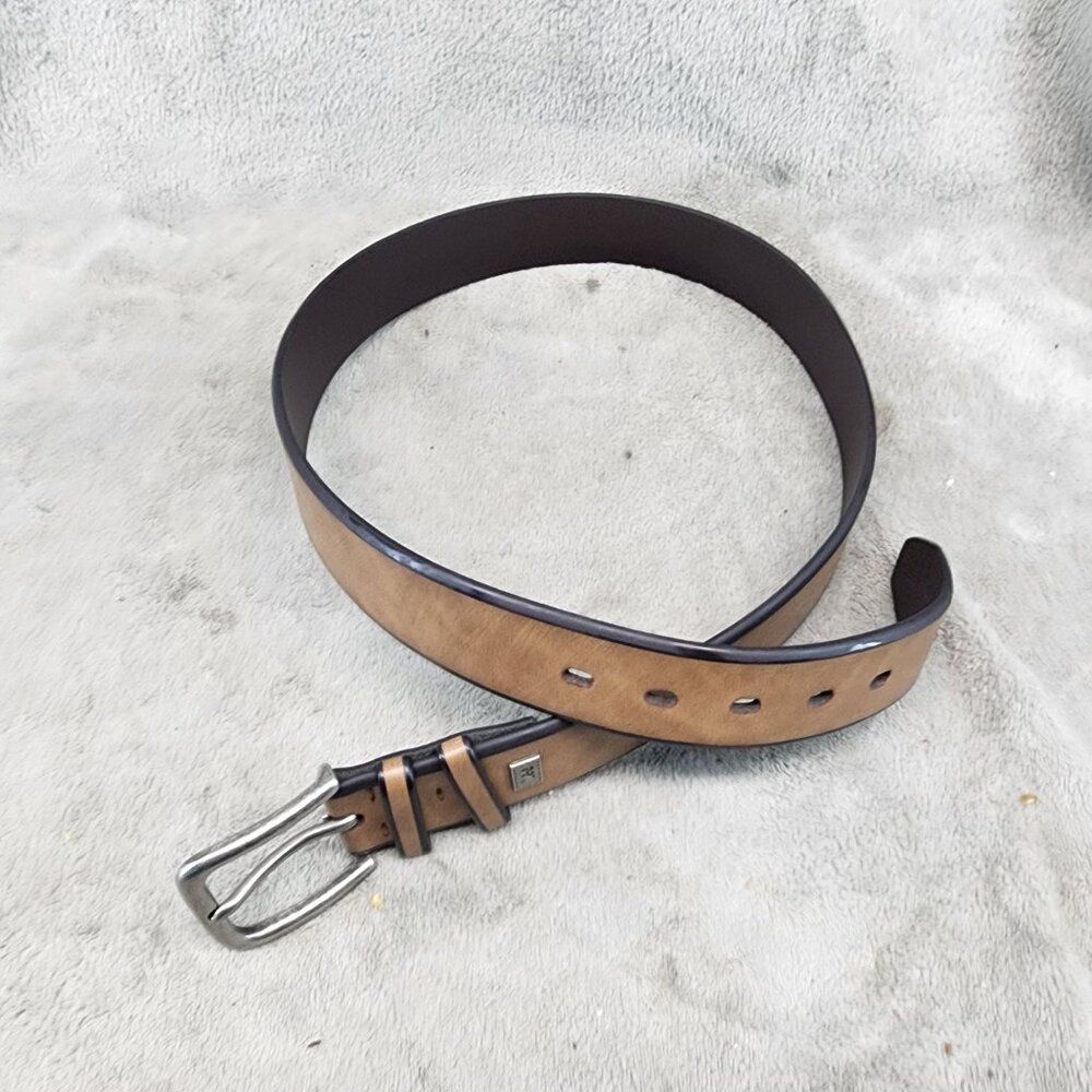 Lee Belt Mens 36 Brown Manmade Bonded Leather *NWOT*